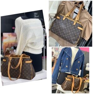 2010 authentic Louis Vuitton Horizontal Batignolles shoulder bag